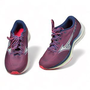 Mizuno Womens Wave Rebellion 411334 1L05 Pink Running Shoes Sneakers Size 9